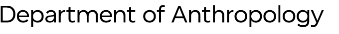 Mobile Wordmark for the Department of Anthropology